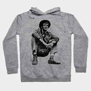 Jean-Paul Belmondo † Retro Fan Art Hoodie